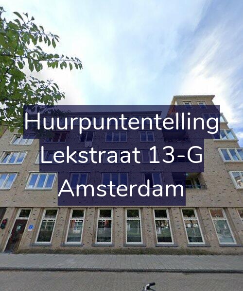 Foto gevel Huurpuntentelling voor Lekstraat 13-G, Amsterdam