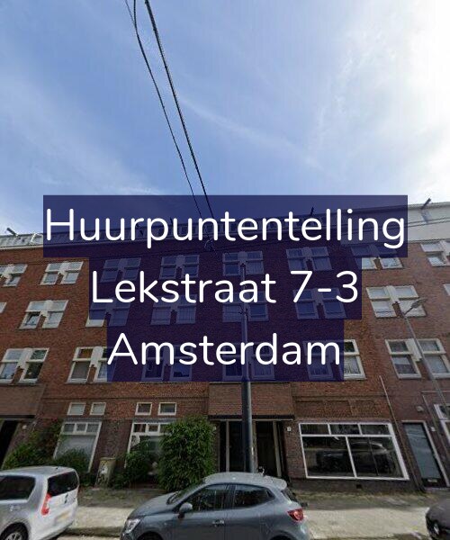 Foto gevel Huurpuntentelling voor Lekstraat 7-3, Amsterdam
