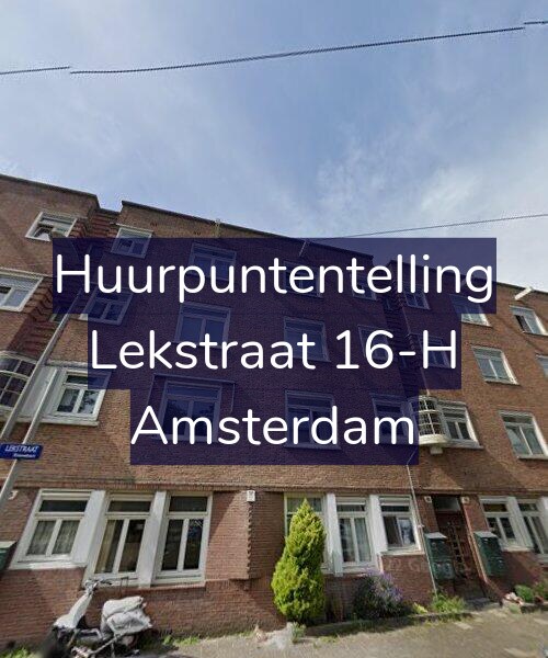 Foto gevel Huurpuntentelling voor Lekstraat 16-H, Amsterdam