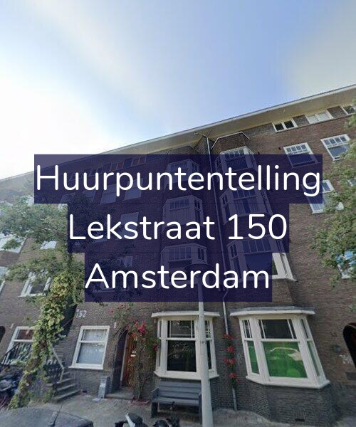 Foto gevel Huurpuntentelling voor Lekstraat 150, Amsterdam