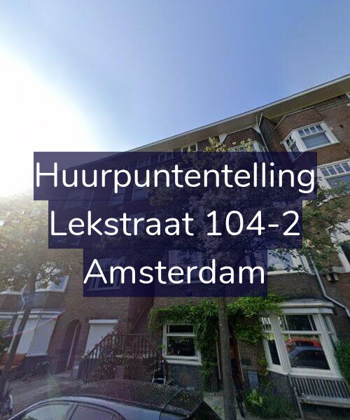 Foto gevel Huurpuntentelling voor Lekstraat 104-2, Amsterdam