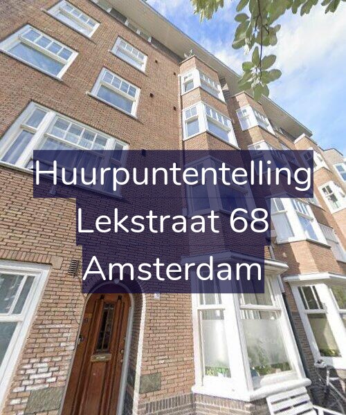 Foto gevel Huurpuntentelling voor Lekstraat 68, Amsterdam