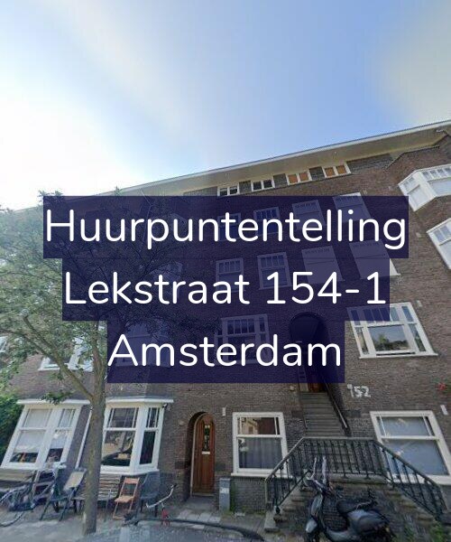 Foto gevel Huurpuntentelling voor Lekstraat 154-1, Amsterdam