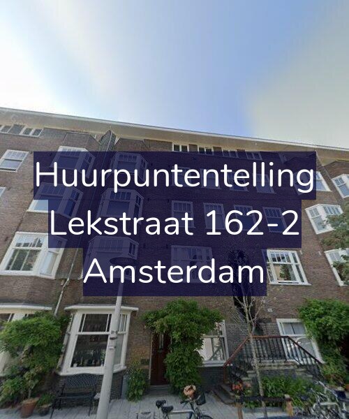 Foto gevel Huurpuntentelling voor Lekstraat 162-2, Amsterdam