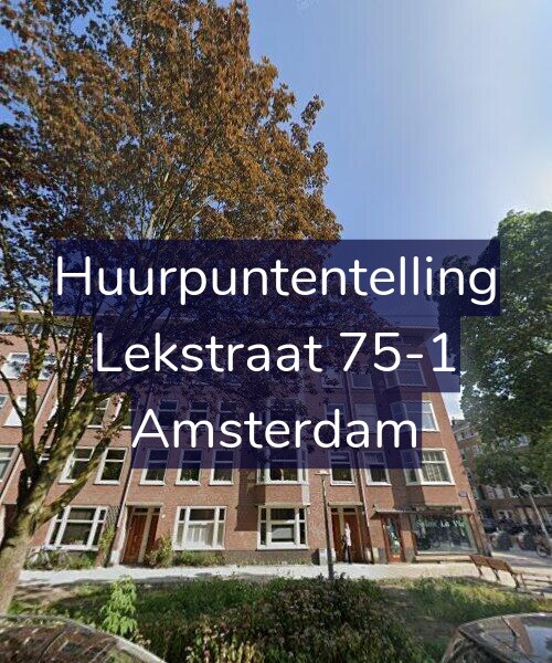 Foto gevel Huurpuntentelling voor Lekstraat 75-1, Amsterdam