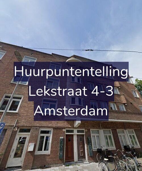 Foto gevel Huurpuntentelling voor Lekstraat 4-3, Amsterdam