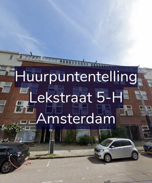 Foto gevel Huurpuntentelling voor Lekstraat 5-H, Amsterdam