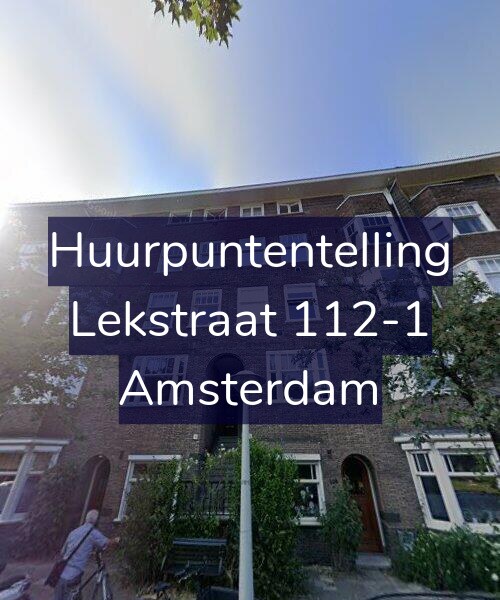 Foto gevel Huurpuntentelling voor Lekstraat 112-1, Amsterdam