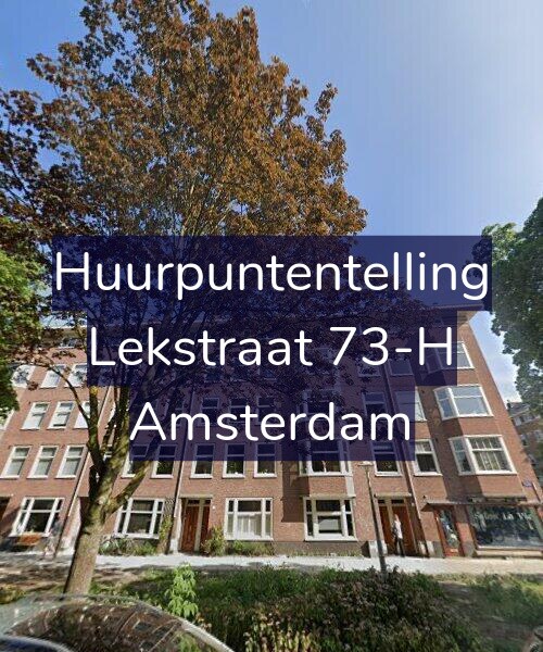 Foto gevel Huurpuntentelling voor Lekstraat 73-H, Amsterdam