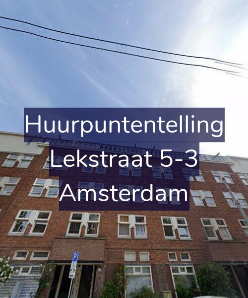 Foto gevel Huurpuntentelling voor Lekstraat 5-3, Amsterdam