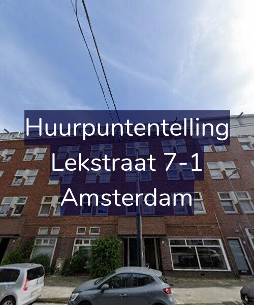 Foto gevel Huurpuntentelling voor Lekstraat 7-1, Amsterdam