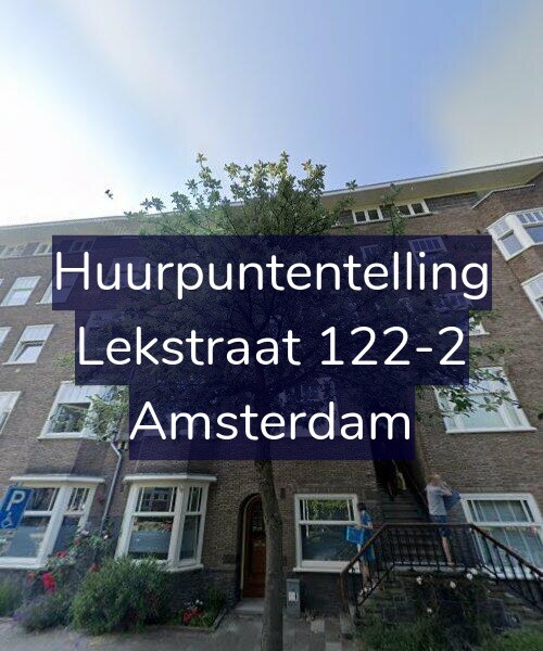 Foto gevel Huurpuntentelling voor Lekstraat 122-2, Amsterdam