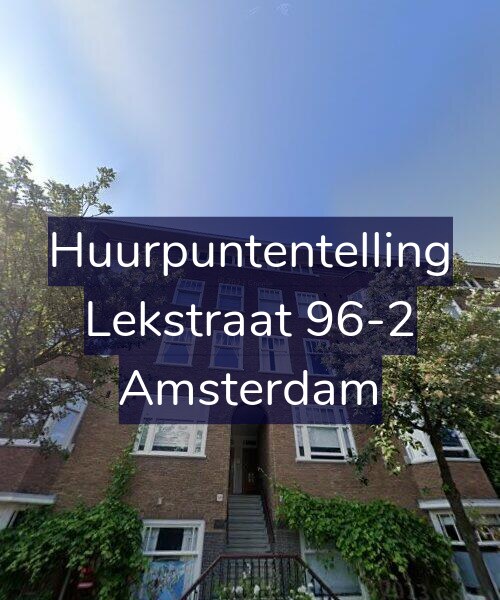 Foto gevel Huurpuntentelling voor Lekstraat 96-2, Amsterdam