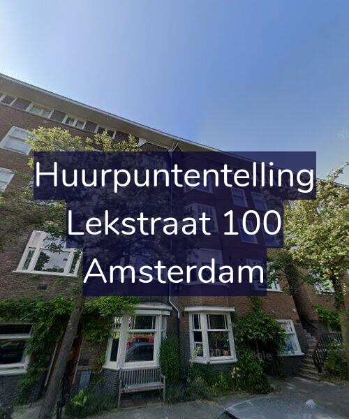 Foto gevel Huurpuntentelling voor Lekstraat 100, Amsterdam