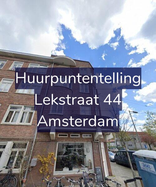 Foto gevel Huurpuntentelling voor Lekstraat 44, Amsterdam