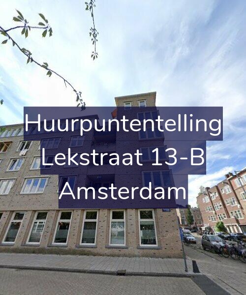 Foto gevel Huurpuntentelling voor Lekstraat 13-B, Amsterdam