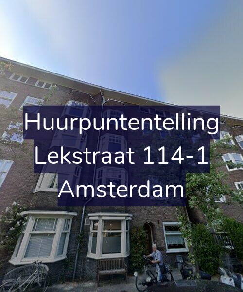 Foto gevel Huurpuntentelling voor Lekstraat 114-1, Amsterdam