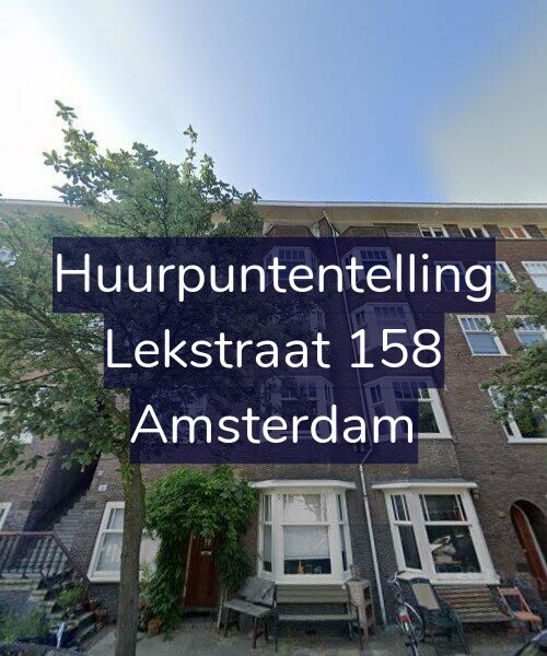 Foto gevel Huurpuntentelling voor Lekstraat 158, Amsterdam