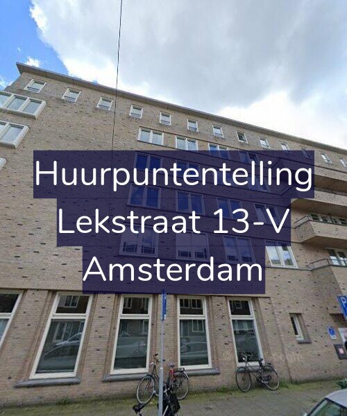 Foto gevel Huurpuntentelling voor Lekstraat 13-V, Amsterdam