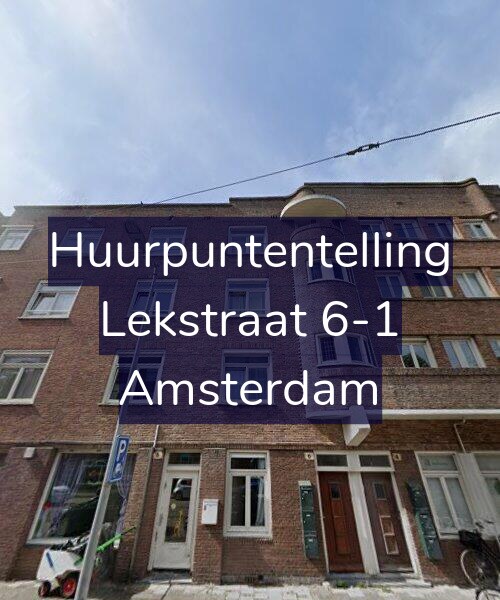 Foto gevel Huurpuntentelling voor Lekstraat 6-1, Amsterdam