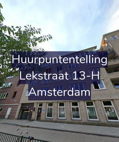 Foto gevel Huurpuntentelling voor Lekstraat 13-H, Amsterdam