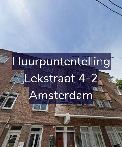 Foto gevel Huurpuntentelling voor Lekstraat 4-2, Amsterdam