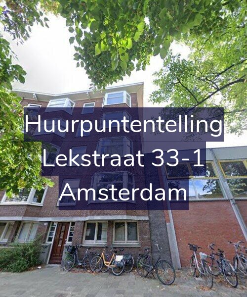 Foto gevel Huurpuntentelling voor Lekstraat 33-1, Amsterdam