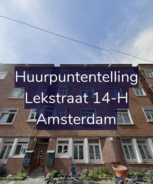 Foto gevel Huurpuntentelling voor Lekstraat 14-H, Amsterdam