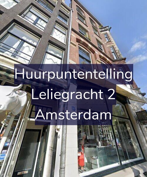 Foto gevel Huurpuntentelling voor Leliegracht 2, Amsterdam