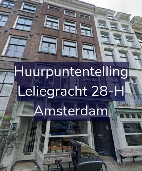 Foto gevel Huurpuntentelling voor Leliegracht 28-H, Amsterdam