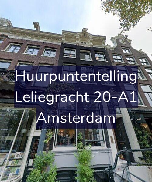 Foto gevel Huurpuntentelling voor Leliegracht 20-A1, Amsterdam