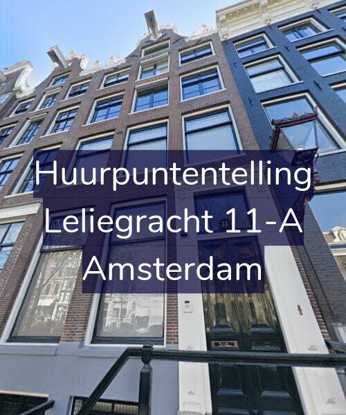 Foto gevel Huurpuntentelling voor Leliegracht 11-A, Amsterdam