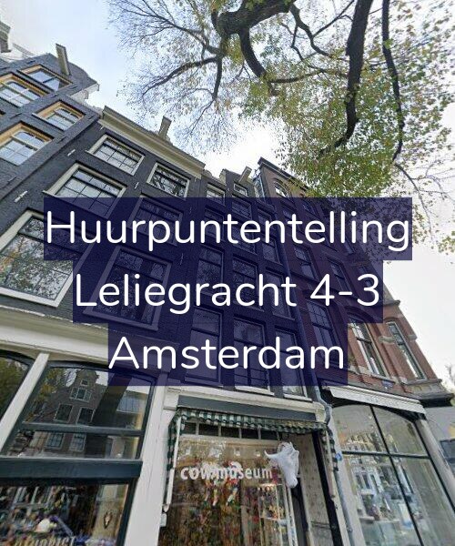 Foto gevel Huurpuntentelling voor Leliegracht 4-3, Amsterdam