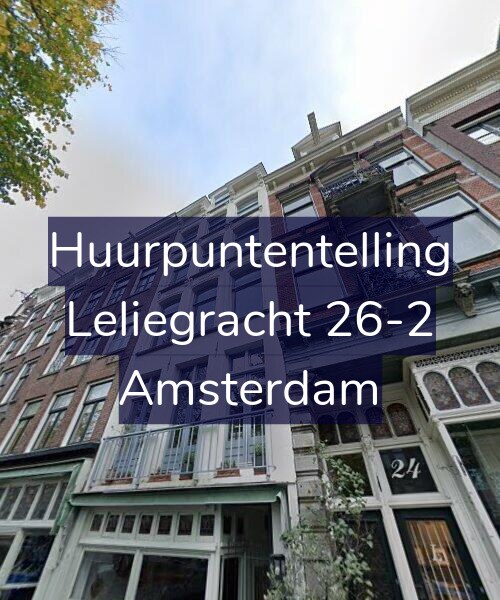 Foto gevel Huurpuntentelling voor Leliegracht 26-2, Amsterdam