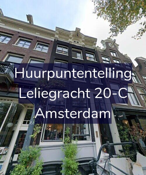 Foto gevel Huurpuntentelling voor Leliegracht 20-C, Amsterdam