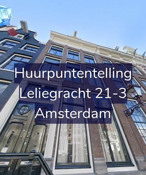 Foto gevel Huurpuntentelling voor Leliegracht 21-3, Amsterdam