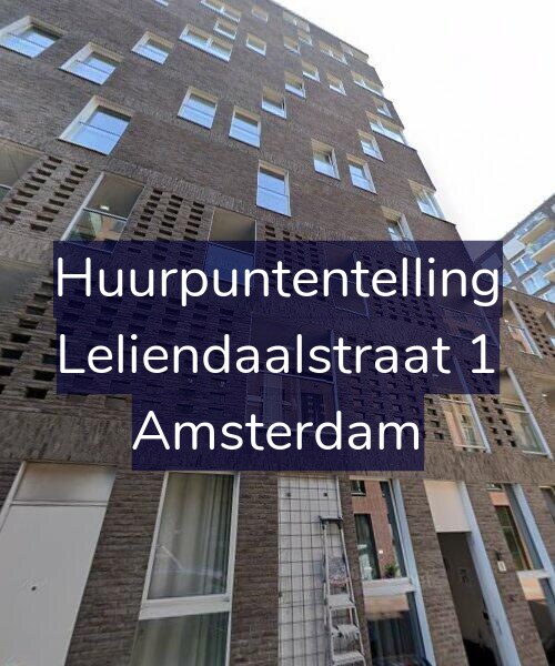 Foto gevel Huurpuntentelling voor Leliendaalstraat 1, Amsterdam