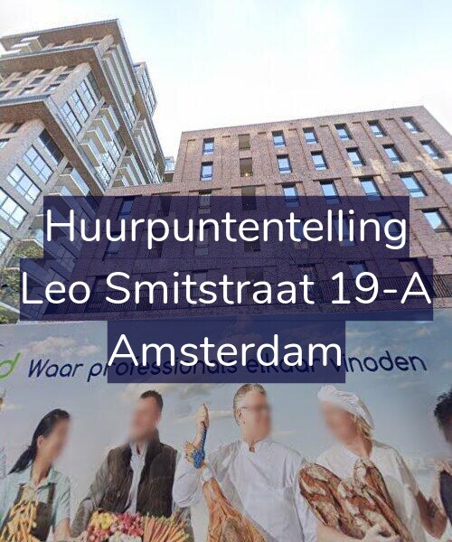 Foto gevel Huurpuntentelling voor Leo Smitstraat 19-A, Amsterdam