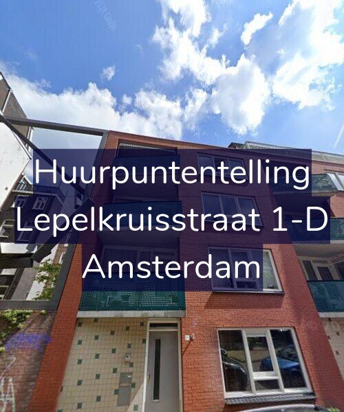 Foto gevel Huurpuntentelling voor Lepelkruisstraat 1-D, Amsterdam