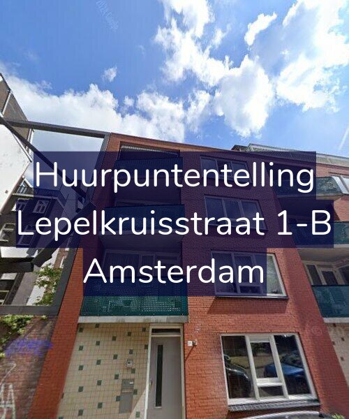 Foto gevel Huurpuntentelling voor Lepelkruisstraat 1-B, Amsterdam