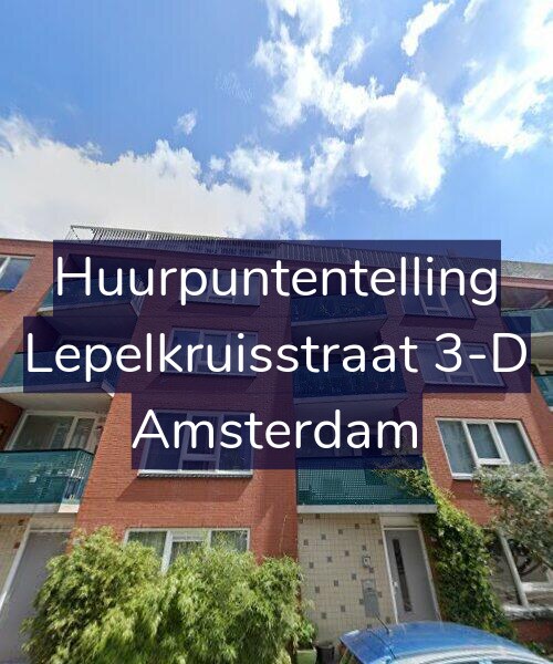 Foto gevel Huurpuntentelling voor Lepelkruisstraat 3-D, Amsterdam
