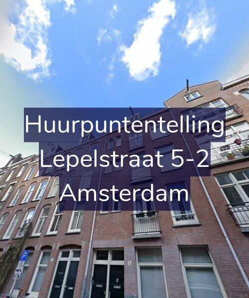 Foto gevel Huurpuntentelling voor Lepelstraat 5-2, Amsterdam