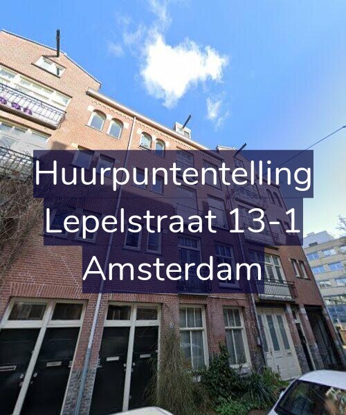 Foto gevel Huurpuntentelling voor Lepelstraat 13-1, Amsterdam
