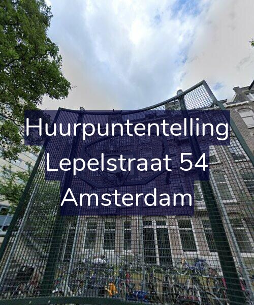 Foto gevel Huurpuntentelling voor Lepelstraat 54, Amsterdam