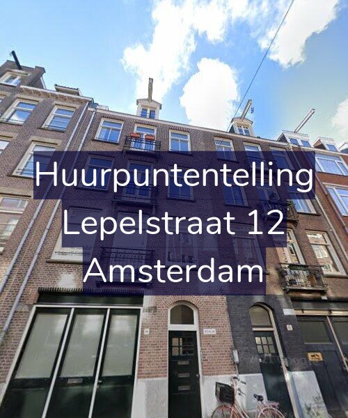 Foto gevel Huurpuntentelling voor Lepelstraat 12, Amsterdam