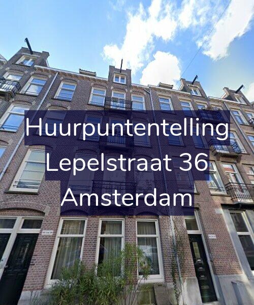 Foto gevel Huurpuntentelling voor Lepelstraat 36, Amsterdam