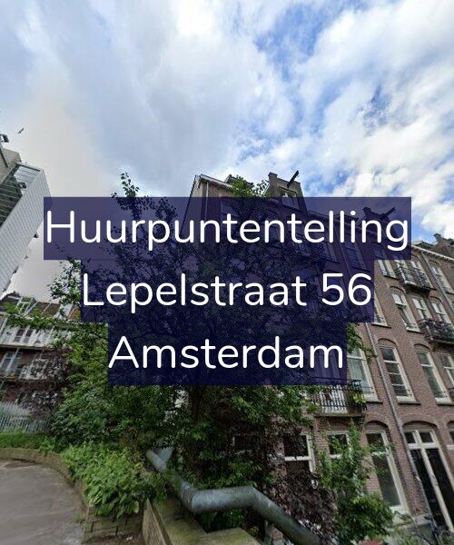 Foto gevel Huurpuntentelling voor Lepelstraat 56, Amsterdam