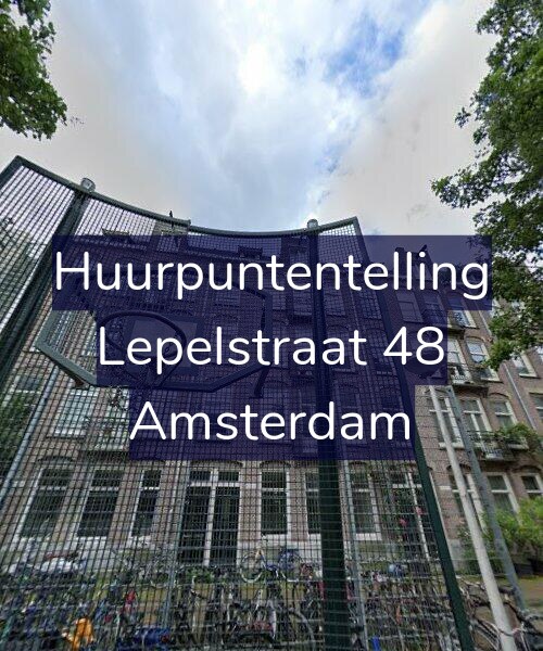 Foto gevel Huurpuntentelling voor Lepelstraat 48, Amsterdam