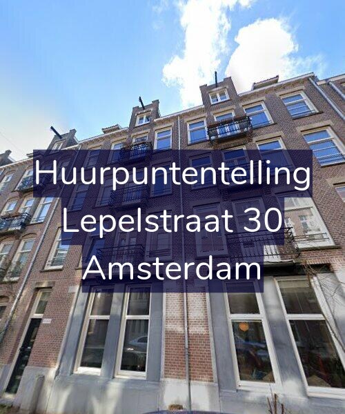 Foto gevel Huurpuntentelling voor Lepelstraat 30, Amsterdam