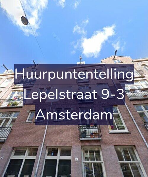 Foto gevel Huurpuntentelling voor Lepelstraat 9-3, Amsterdam